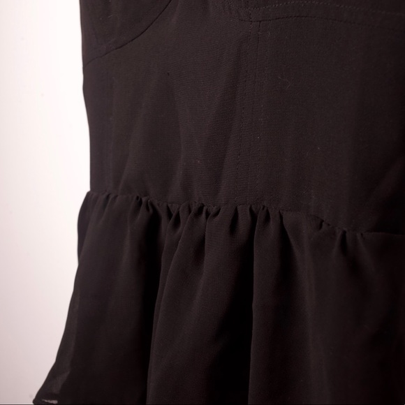 American Eagle Bustier Ruffle LBD - Picture 5 of 7